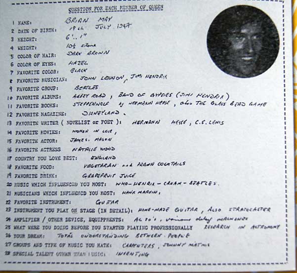 imagen de ficha rellenada por Brian May